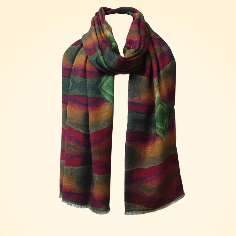 Pashmina Cashmere Printed Large Shawl - TCG London