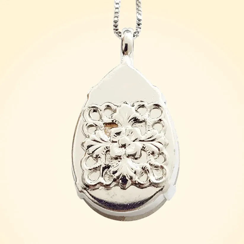 Large Swarovski Crystals Teardrop Pendant - TCG London
