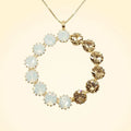 Bicolour Swarovski Crystals Necklace - TCG London