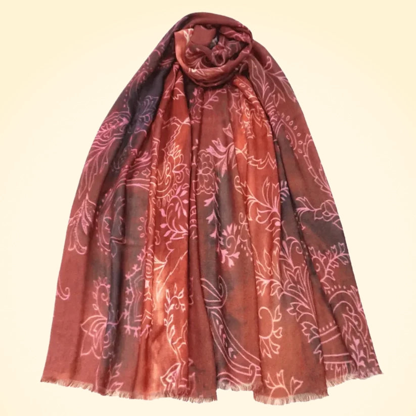 Pashmina Cashmere Printed Large Shawl - TCG London
