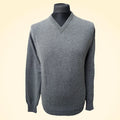 Relaxed Fit Cashmere V-Neck Jumper - TCG London