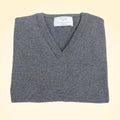 Relaxed Fit Cashmere V-Neck Jumper - TCG London