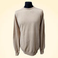 Cashmere Loose Fit Saddle Shoulder Round Neck Jumper With Turnback Cuffs - TCG London