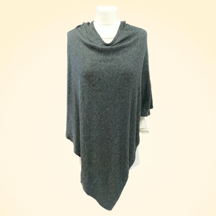 Pure Cashmere Poncho - TCG London
