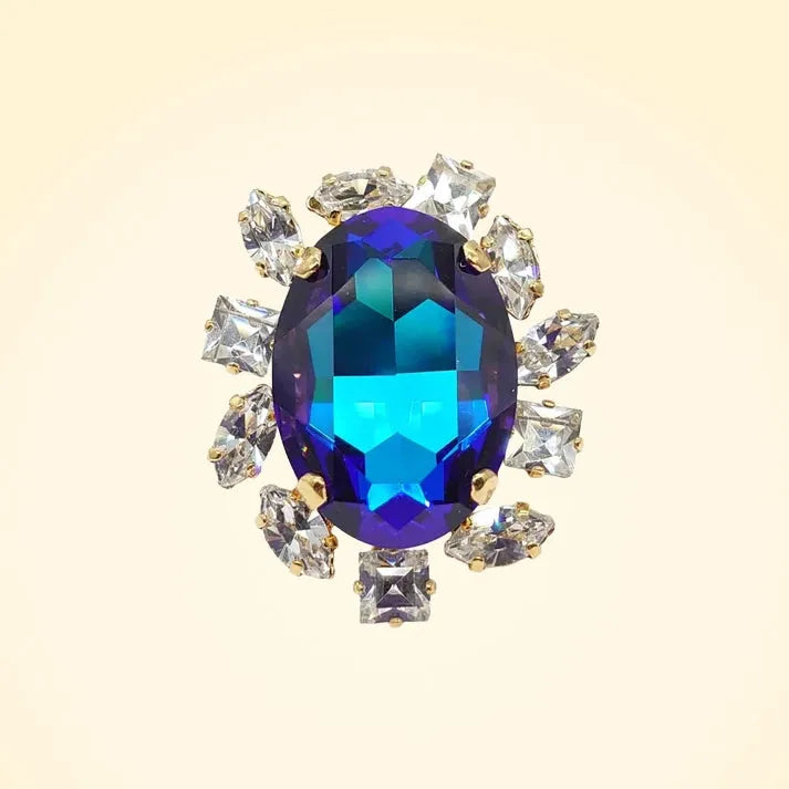 Swarovski Crystals Dream Statement Brooch - TCG London