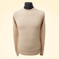 Regular Fit Cashmere Round Neck Jumper - TCG London