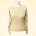 Cashmere Ribbed Round Neck Jumper - TCG London