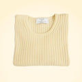 Cashmere Ribbed Round Neck Jumper - TCG London