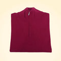 Relaxed Fit Cashmere Zip Neck Jumper - TCG London