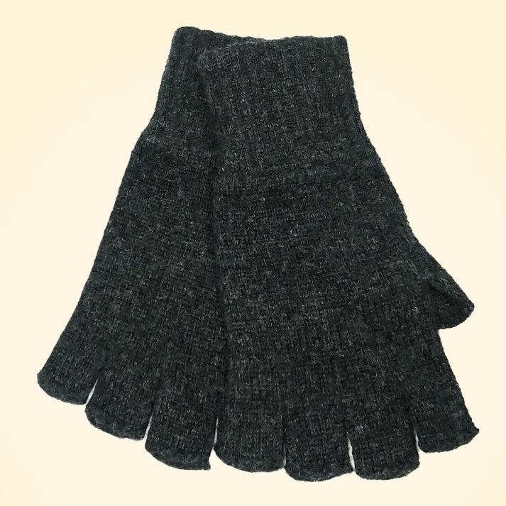 Scottish Cashmere Fingerless Gloves - TCG London
