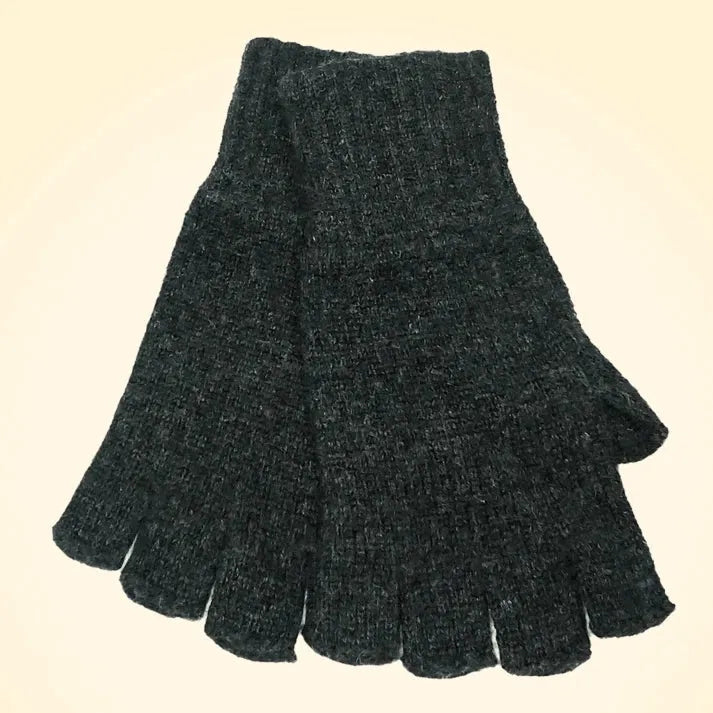 Scottish Cashmere Fingerless Gloves - TCG London