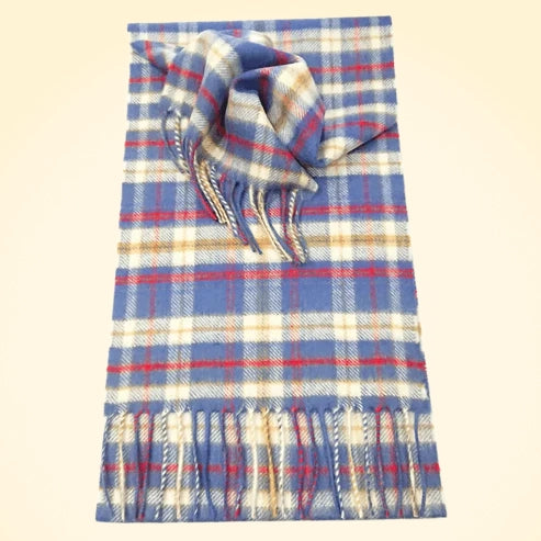 Scottish Cashmere Check Scarves - TCG London