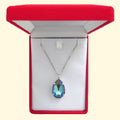 Large Swarovski Crystals Teardrop Pendant - TCG London