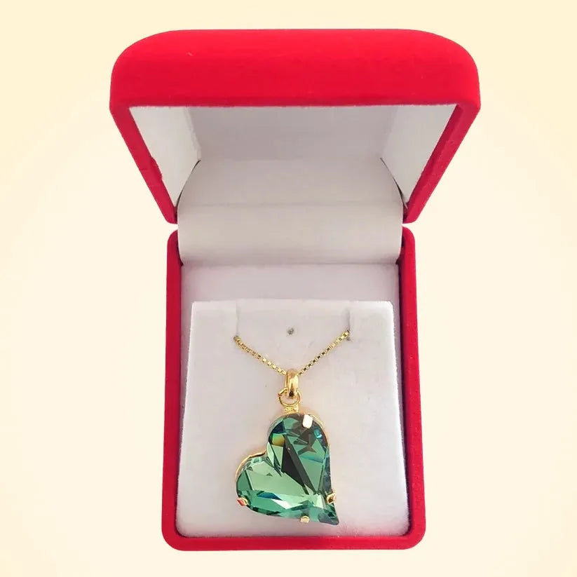 Swarovski Crystals Heart Pendant - TCG London