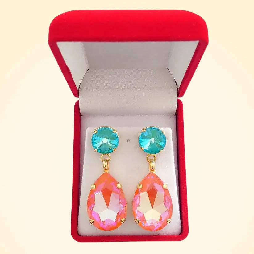 Swarovski Crystals Angelina Earrings - TCG London