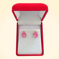 Swarovski Crystals Teardrop Stud Earrings - TCG London