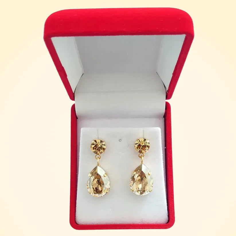 Small Angelina Swarovski Crystals Earrings - TCG London