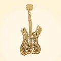 Swarovski Crystals Fender Guitar Brooch - TCG London