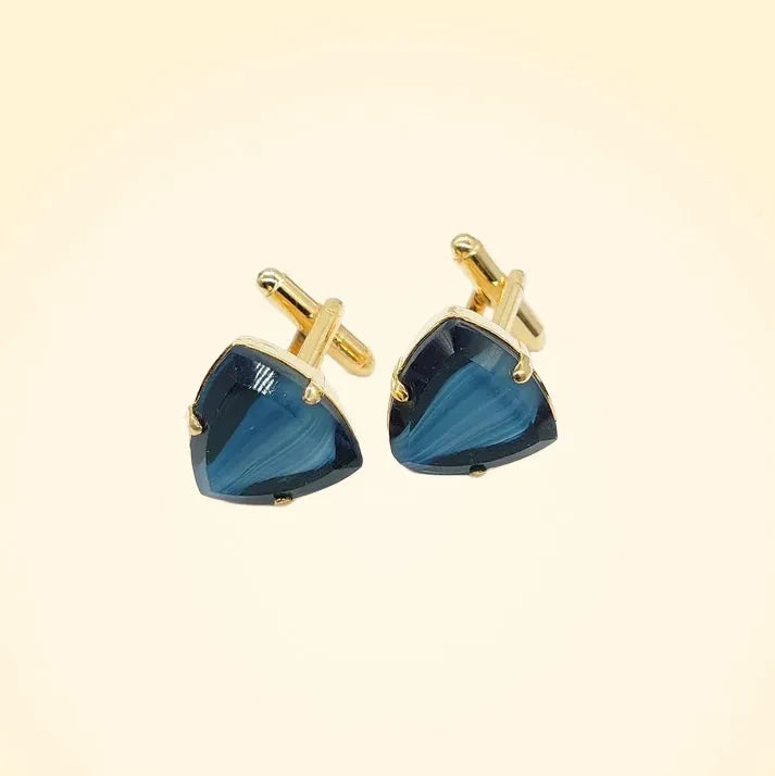 Vintage Precious Stone Cufflinks - TCG London