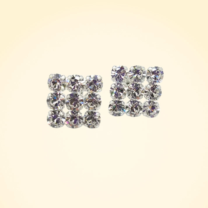 Swarovski Crystals Statement Square Cufflinks - TCG London