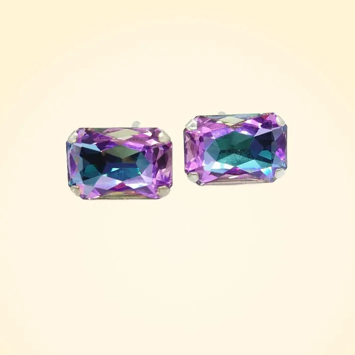 Swarovski Crystals Large Baguette Cufflinks - TCG London