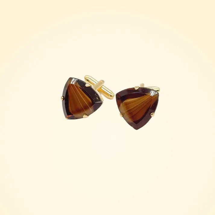Vintage Precious Stone Cufflinks - TCG London