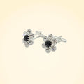 Swarovski Crystals Daisy Cufflinks - TCG London