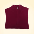 Relaxed Fit Cashmere Zip Neck Jumper - TCG London