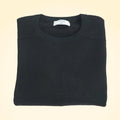 Cashmere Loose Fit Saddle Shoulder Round Neck Jumper - TCG London