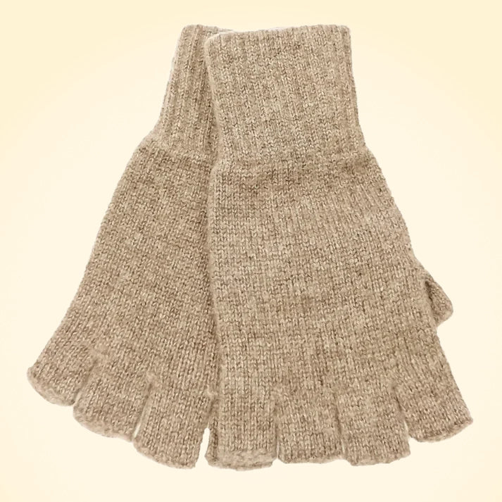 Scottish Cashmere Fingerless Gloves - TCG London
