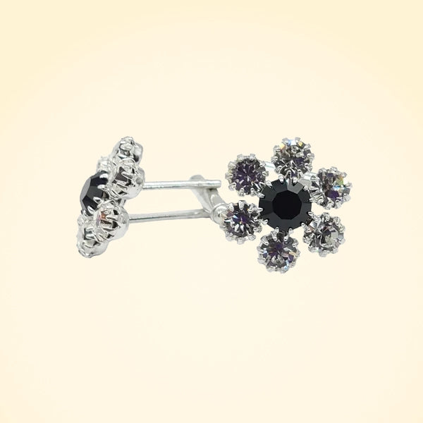 Swarovski Crystals Daisy Cufflinks - TCG London