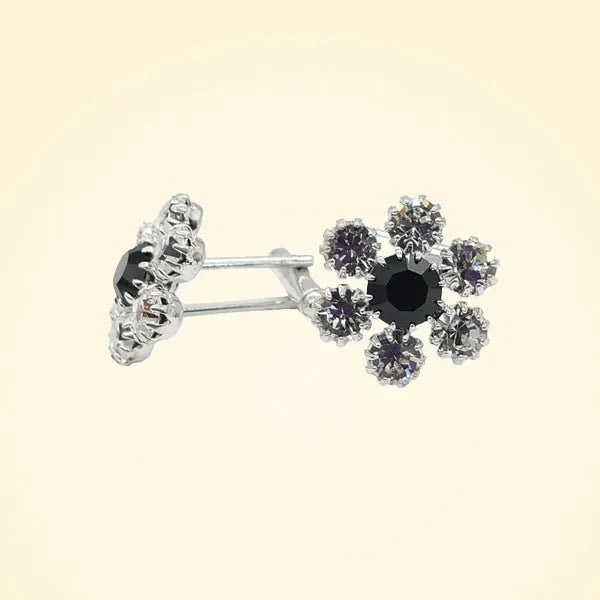 Swarovski Crystals Daisy Cufflinks - TCG London