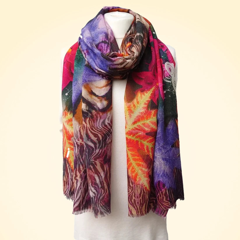 Pashmina Cashmere Printed Large Shawl - TCG London