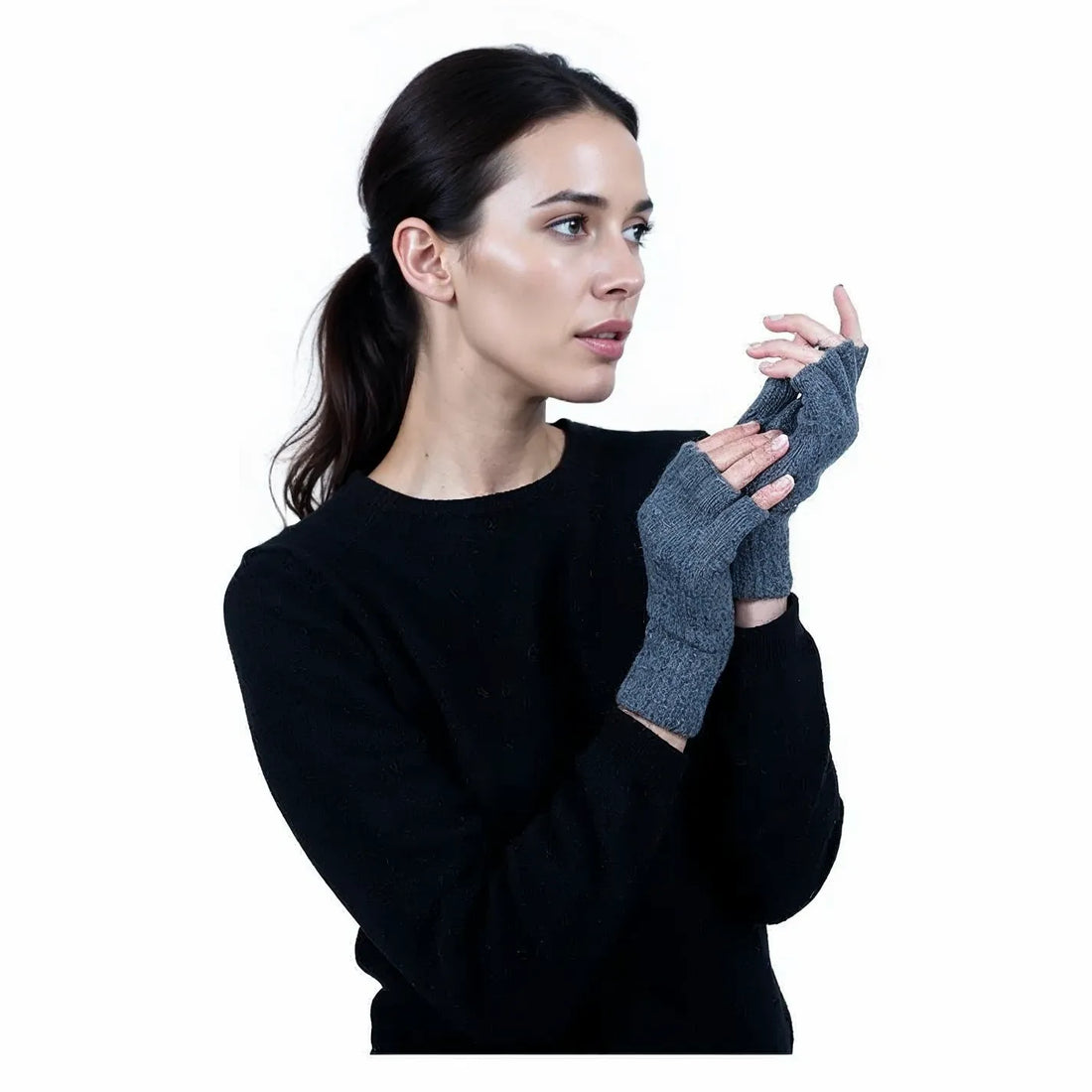 Scottish Cashmere Fingerless Gloves