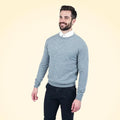 Classic Fit Round Neck Cashmere Jumper - TCG London