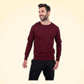Classic Fit Round Neck Cashmere Jumper - TCG London
