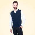 Classic Fit Cashmere Slipover - TCG London