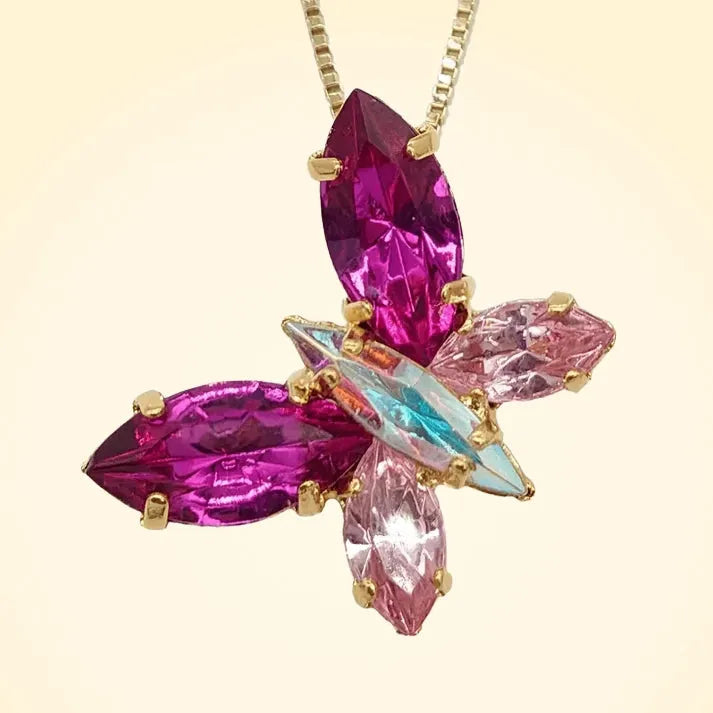 Butterfly Swarovski Crystals Pendant - TCG London