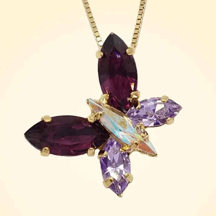 Butterfly Swarovski Crystals Pendant - TCG London