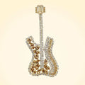 Swarovski Crystals Fender Guitar Brooch - TCG London