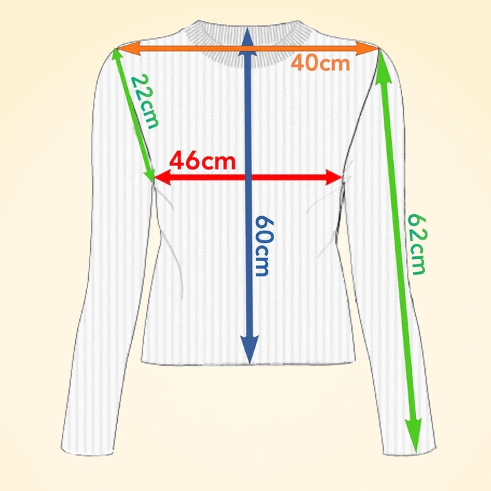 Cashmere Long Ribbed Round Neck Jumper - TCG London