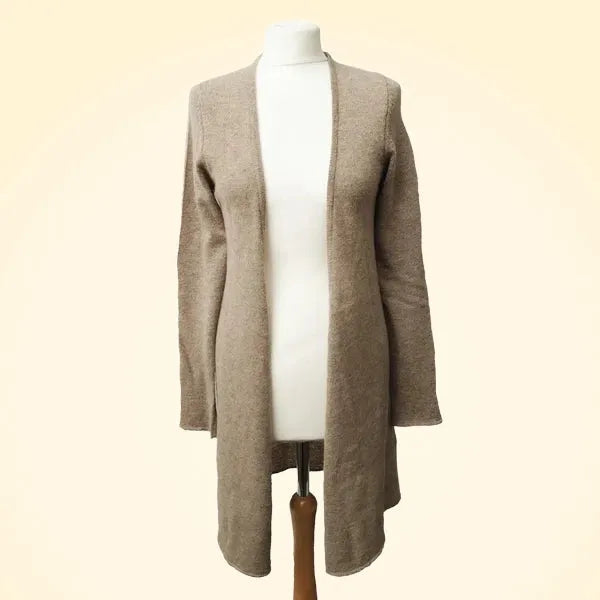 Cashmere Long Open Cardigan - TCG London