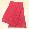 Scottish Cashmere Cable Knit Luxury Scarf - TCG London