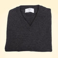 Relaxed Fit Cashmere V-Neck Jumper - TCG London