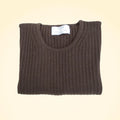 Cashmere Ribbed Round Neck Jumper - TCG London