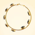 Swarovski Crystals Marquise Hoop Earrings - TCG London