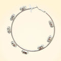 Swarovski Crystals Marquise Hoop Earrings - TCG London
