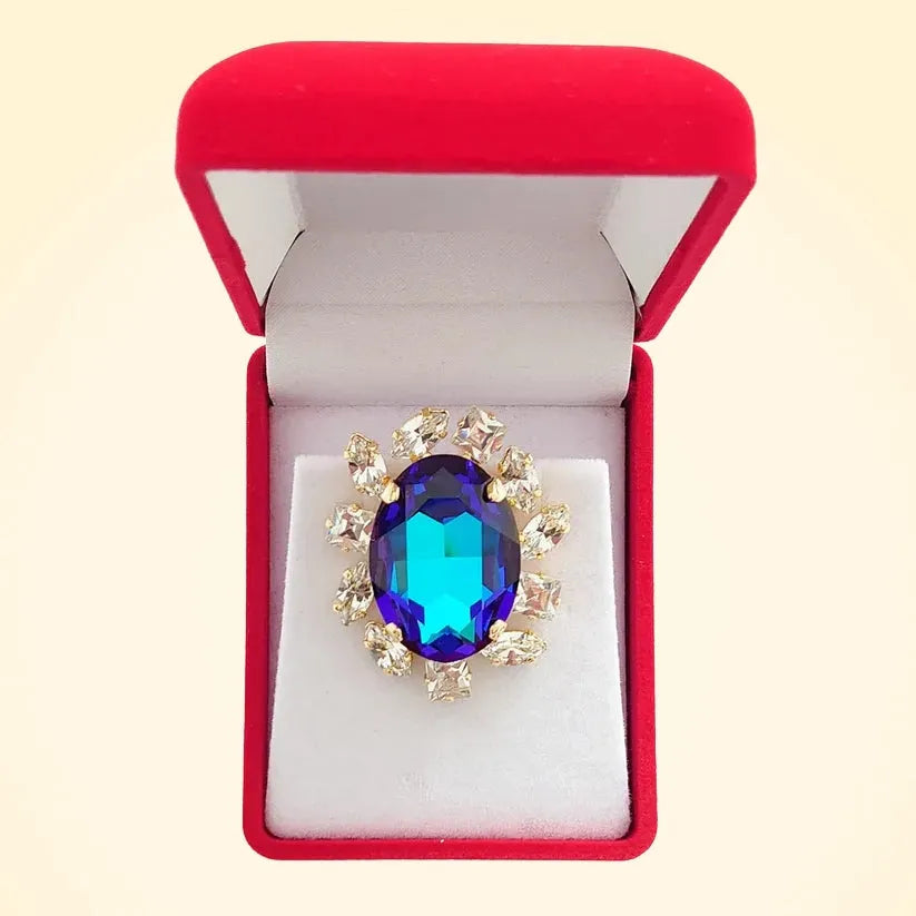 Swarovski Crystals Dream Statement Brooch - TCG London
