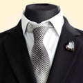 Swarovski Crystals Heart Lapel Brooch - TCG London