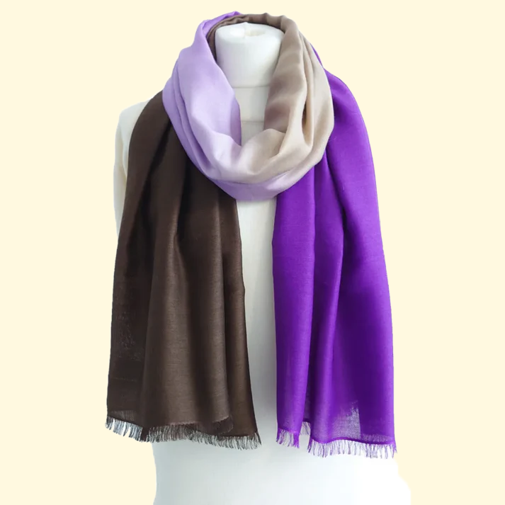 Cashmere and Silk Featherweight Pashmina - TCG London